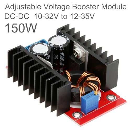 2Pcs 150W DC-DC 10-32V to 12-35V Boost Converter Module Voltage Adjustable for Laptop Voltage Charger/Car Power | Fit for Laptop Voltage Charger/Car Power