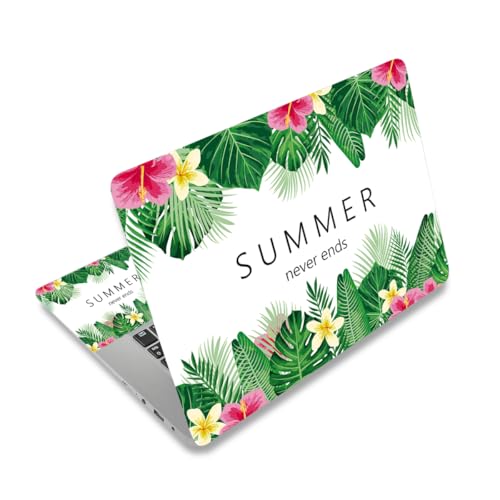 12.1 13 13.3 14 15.4 15.6 Inches Laptop Skin Sticker Decal Universal Vinyl Netbook Sticker Reusable Notebook PC Art Decal Protector Cover, Waterproof & Scratch-Resistant (Summer) - color: Summer
