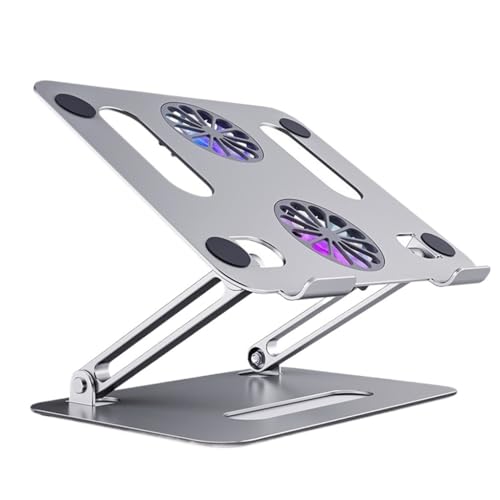 Foldable Laptop Cooling Stand Desk Fan Adjustable Base Aluminum for - color: D