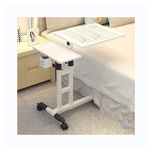 GaRcan Overbed Table Wheels The Sofa Overbed Table Rolling Table Tilting Overbed Table with Wheels Rolling Laptop Table Overbed Desk Rolling Laptop Stand Over Bed Desk