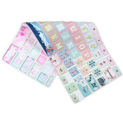 Silicon Keyboard Cover Skin for HP Chromebook 11 x360, 14-ca, 14-ak, 14-X Series - Sakura - color: Sakura