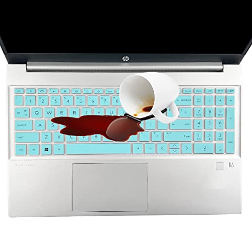Keyboard Cover for HP Pavilion 17 17t 17z 17-cn 17-cp/HP Pavilion 15-eh 15-eg 15-er 17z-cp300/200/100 17z-cp000 17-cp0010nr 17-cn0025nr 17-cn0021nr 17-cn0020nr 15t-eg300 15-eg0125od 15-eg0050wm - color: Hotblue