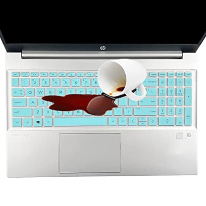 Keyboard Cover for HP Pavilion 17 17t 17z 17-cn 17-cp/HP Pavilion 15-eh 15-eg 15-er 17z-cp300/200/100 17z-cp000 17-cp0010nr 17-cn0025nr 17-cn0021nr 17-cn0020nr 15t-eg300 15-eg0125od 15-eg0050wm - color: Hotblue