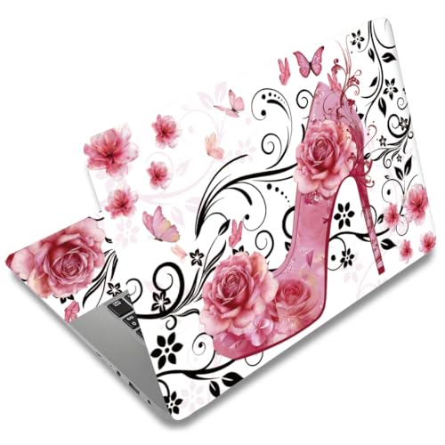 SUPERDANT Laptop Skin Sticker Decals Universal Notebook Vinyl Skin Cover - style: Pink High Heels