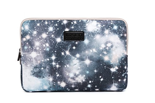 BSLVWG 11.6 Inch Laptop Sleeve Multi-Color & Size Choices Case/Water-Resistant Neoprene Notebook Computer Pocket Tablet Briefcase Carrying Bag/Pouch Skin Cover - color: Starry Sky Grey, size: 11.6 inch