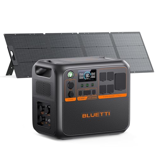 BLUETTI AC200PL Solar Generator & 200W Solar Panel Included 2304Wh LiFePO4 | Expandable to 8448Wh, 4 2400W AC Outlets 3600W Power Lifting Portable Power Station, TT30 for RV, Camping, Outage, Home Use - style: BLUETTI AC200PL+200W