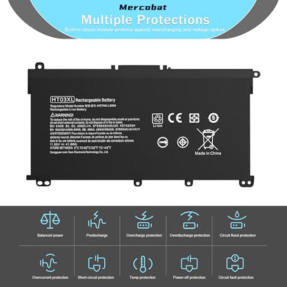 Battery Replacement for HP HT03XL L11119-855 Pavilion 15 15-DA 15-DB 15-CS 15-DW 15-DY 17-by 17-CA 14-CE 14-CF 14-DF Series 15-CW1XXX 15-DB0004DX 15-DA0014DX HSTNN-UB7J HSTNN-DB8R HT03041XL