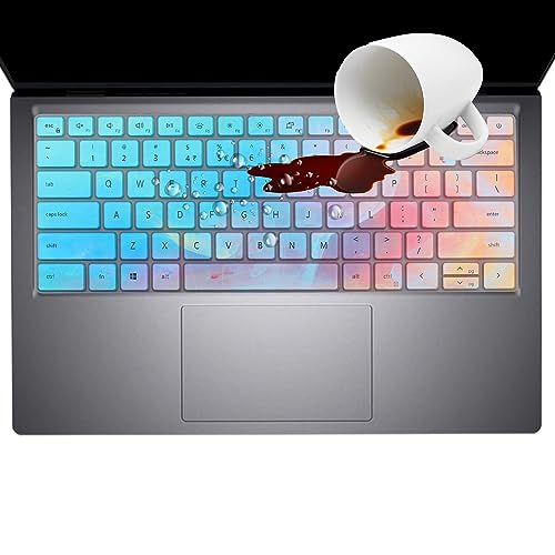 Colorful Keyboard Cover for Dell Inspiron 16 5630 5635 5620 5625 7635 7630, Dell Inspiron 14 5430 5435 7430 7435 5420 5425 7420 7425 7415 Keyboard Skin, Dell Inspiron 13 5310, Latitude 3320 3420 - color: Colorful
