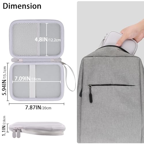 co2CREA Hard Travel Case Replacement for Apple Magic Trackpad (White Case) - color: White Case