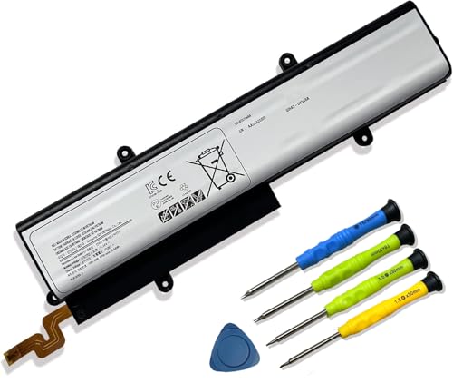 64.64Wh EB-BT670ABA EB-BT670ABE Laptop Battery Compatible with Samsung Galaxy View 18.4" SM-T670 Series AA2HC15BS AA2GB07BS AA2GA26BS AA2GC05BS AA2GB07B AA1G907KS AA1GA02BS AA2GC16BS 11.34V - size: 10.16*1.97*0.33 inch EB-BT670ABA