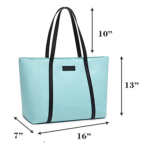 BUG Lightweight Women Laptop Tote Bag for Work, Casual Handbag for Travel Beach College Teacher - color: Navy