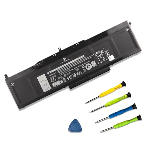 92Wh VG93N Battery for Dell Precision 15 3520 3530 Latitude 5580 5590 5591 | 11.4V 7666mAh; Battery Replacement for Dell Precision M3520 M3530 Latitude E5580 E5590 E5591; 0VG93N WFWKK 0WFWKK