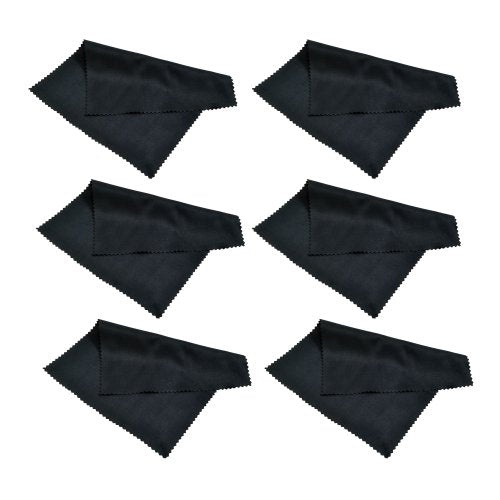 6 Pack Progo Microfiber Cleaning Cloth - for Screens, Camera Lenses, Glasses, iPad, Tablet, iPhone, Cell Phone, Laptop, LCD TV Screens and Any Other Delicate Surface.
