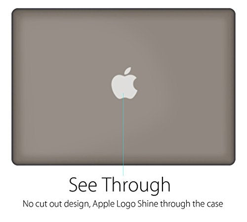 UESWILL Matte Hard Shell Case Cover Compatible with MacBook Pro (Retina, 13 inch, Early 2015/2014/2013/Late 2012), Model A1502/A1425, No CD-ROM, No USB-C, Gray - color: Gray, size: MacBook Pro 13" Retina A1502/A1425