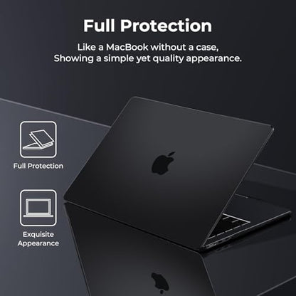 Space Black Case for MacBook Pro 14 inch 2025-2021 M5 M4 M3 M2 M1 Pro/Max Chip A3434 A3112 A3185 A3401 A2918 A2992 A2779 A2442, Frosted Matte Plastic Hardshell & Keyboard Cover, Black Clear - color: ## Frosted Space Black