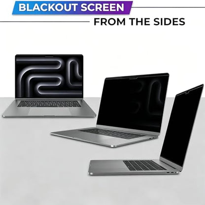 Magnetic privacy protection film&detachable, suitable for 13.3-inch MacBook | (For models 2018 - 2021, M1 series) Anti-blue light and anti-glare, 360-degree anti-peeping design | Privacy film - size: Mac Book Air 13.3 inch (2018-2021,M1)
