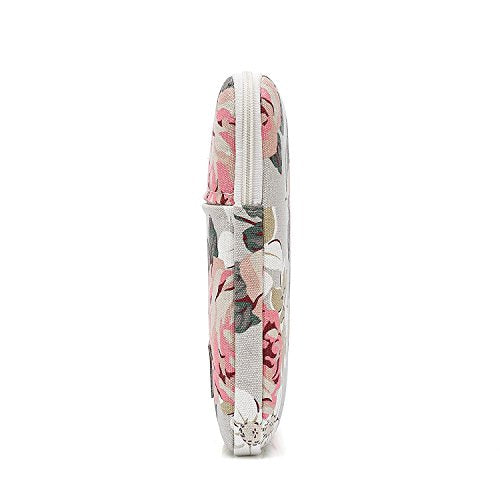Canvaslife Pink Rose Patten Laptop Sleeve 14 inch 14.0 inch Laptop case Bag - color: Pink Rose, size: 14 inch / 14.0 inch