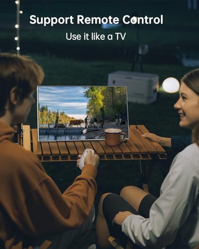 KTC 25 Inch MEGAPAD Portable TV Tablet - Smart Touch Screen Monitor 1080P, Android 14, EDLA-Certificated, 8G+128G Storage, Built-in Camera and Battery for Outdoor Camping Travel, Remote Control, A25Q5 - size: 24.5 inch