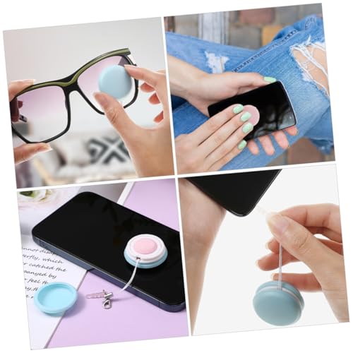 FRCOLOR 6pcs Screen for Electronics Lens Cleaning Cloths Surface Glasses Tool Phone Screen Dust Brush Hanging Ornament