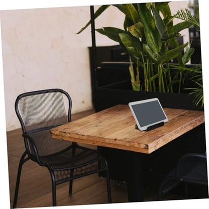 Mikinona Aluminum Alloy Laptop Stand Vertical Dual Slot Holder, Portable Notebook and Tablet Rack Base for Desk Organization, Space-Saving Laptop Vertical Support for Home and Office Use