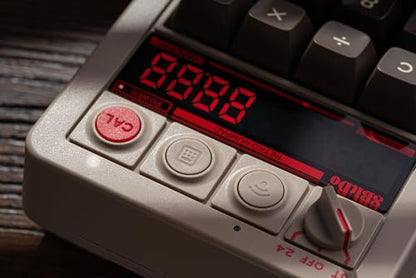 8Bitdo Retro 18 Mechanical Numpad for Windows & Android, C64 Edition | Bluetooth, 2.4G and Wired, Calculator Mode, Retro LED Display, Kailh Box White Switches V2 - color: C64 Edition