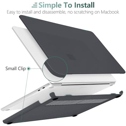 Batianda Case for Microsoft Surface Laptop 13 inch 2025-2026, Matte Black | Fits Model 2095, Lightweight Slim Hard Shell with Scratch-Resistant Protection, Easy Installation, Precision Fit - color: Matte black