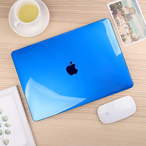 CISSOOK Case for MacBook Pro 13 Inch 2025-2020 Release A2338 A2251 A2289 | 4in1 Set Hard Shell Case with Keyboard Cover for MacBook Pro 13" M1 M2 -Blue - color: Blue