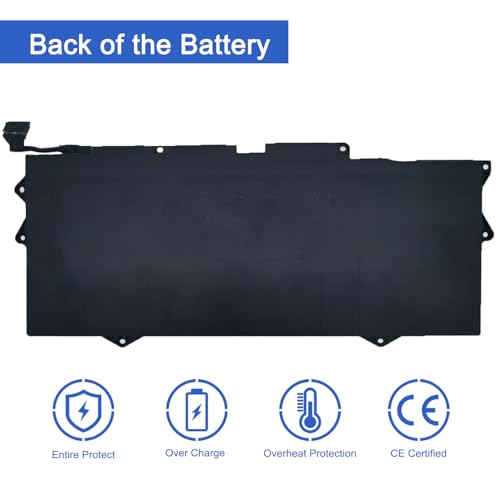 JOTACT YM15G 51Wh Laptop Battery Compatible with Dell XPS 13 9315 9315-C0NNP Series Notebook (Not for 9315 2-in-1) 0W6D4H W6D4H G9FHC 0G9FHC 11.55V 4191mAh - size: 9.93*3.34*0.23 inch YM15G