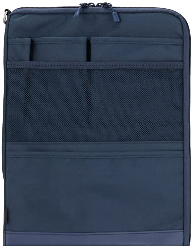 LIHIT LAB Laptop Sleeve, Water & Stain Repellent, Vertical for Backpack, 13.4" x 9.8", Navy (A7683-11) - color: Navy, size: 13.4 x 9.8 inches, style: Vertical