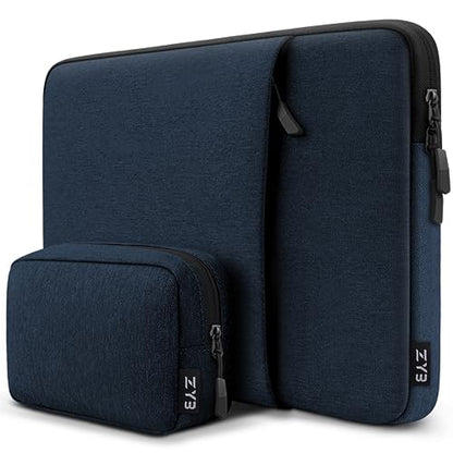 ZYB Laptop Case 16 Inch,16 Inch Laptop Sleeve for 16 Inch Notebook MacBook Pro 16 Lenovo ThinkBook/IdeaPad/ThinkPad HP Dell Acer ASUS etc Waterproof Computer Sleeve with Pocket & Accessory Bag-Blue | Laptop Bag 16 Inch Case for 2021-2026 MacBook Pro 16 M5