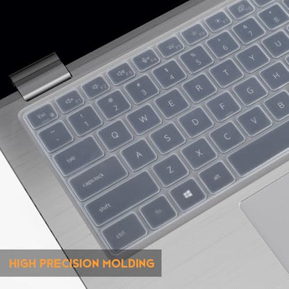 Keyboard Cover for Dell Latitude 3440 3450 5420 5430 5440 5450 14", Latitude 7420 7430 7440 7450 14 /Latitude 9510 9520 7520 15.6/14" Latitude 9420 9430 Protector Skin, Clear - color: Clear