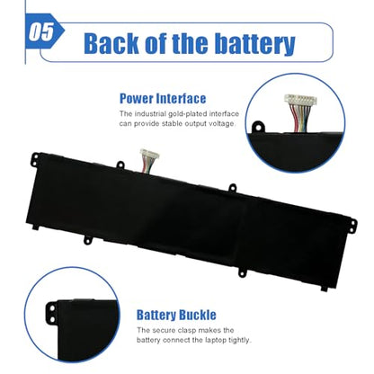 42Wh B31N1911 Battery Replacement for ASUS VivoBook Flip 14 TM420IA M413 M413DA TM420IA F413 K413 X413 Series Laptop C31N1911 0B200-03580000 0B200-03750000 B0B200-03580300 11.55V 3640mAh - size: 11.1*3.02*0.24 inch B31N1911