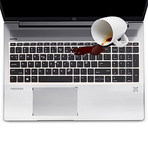 Keyboard Cover for 15.6" HP ProBook 450(G5/G6/G7) 455(G5/G6/G7) 650 G4 G5|17.3" HP ProBook 470 G5 (Not Fit ProBook 450/455 G8 G4 G3 G2 G1, ProBook 650 G8 G3 G2 G1)-Black - size: 15.6 Inch