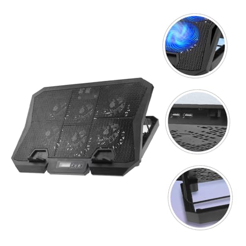 Vaguelly Laptop Cooling Pad 15.6 Inch with 6 Fans, Adjustable Speed Quiet Air Cooler Stand, Laptop Cooler Holder for Gaming and Office Use