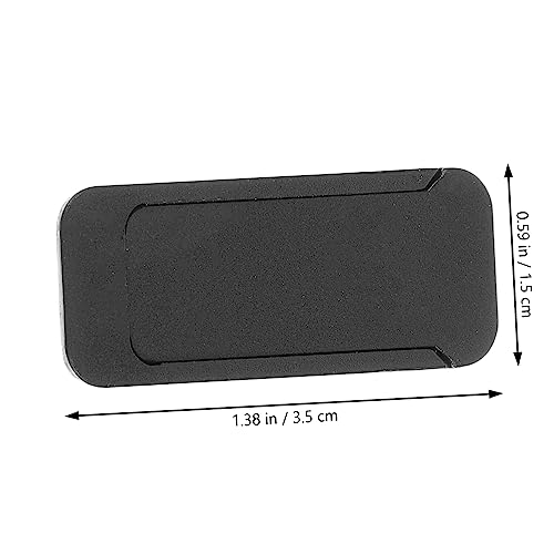 2pcs Webcam Cover Slide Self-Adhesive Privacy Protector for Laptop and Mobile Devices Ultra-Thin Design for Enhanced Security Black Square Shape