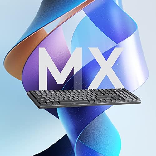 Logitech MX Mechanical Mini Wireless Illuminated Keyboard, Linear Switches, Backlit, Bluetooth, USB-C, macOS, Windows, Linux, iOS, Android, Metal - size: Compact, style: Linear (smooth typing)