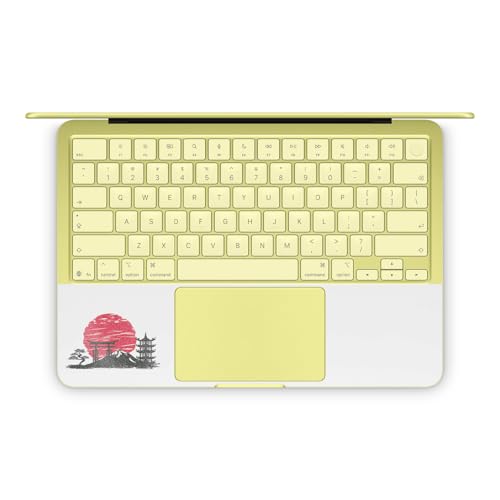 Glossy Glitter Laptop Skin Compatible with Apple MacBook Neo - Japanese Style - Premium 3M Vinyl Protective Wrap Decal Cover - Easy to Apply | Crafted in the USA by MightySkins - color: Japanese Style, size: MacBook Neo Full Cover Skin, style: Glossy Glit