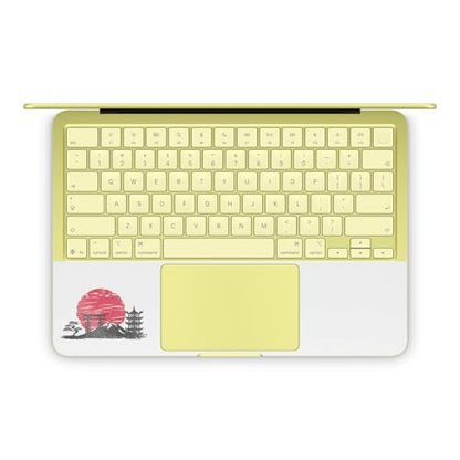 Glossy Glitter Laptop Skin Compatible with Apple MacBook Neo - Japanese Style - Premium 3M Vinyl Protective Wrap Decal Cover - Easy to Apply | Crafted in the USA by MightySkins - color: Japanese Style, size: MacBook Neo Full Cover Skin, style: Glossy Glit