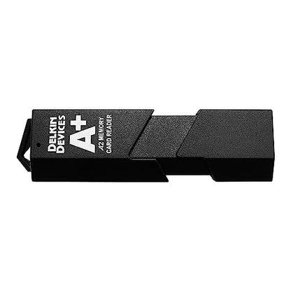 Delkin Devices 3.1 USB SD Card and microSD Reader, 2-in-1 Dual Slot, 170 MB/s High-Speed Data Transfer, Windows & Mac Compatible (DDREADER-55)