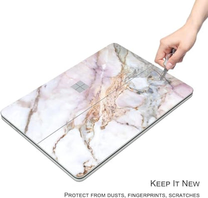 Ultra Thin Protective Cover Skin Decal Sticker for 2023 Microsoft Surface Laptop Studio 2, Easy Apply, Anti-Scratch, Residue Free Vinyl Skin [Cracked Marble] - color: Cracked Marble, size: Surface Laptop Studio 2
