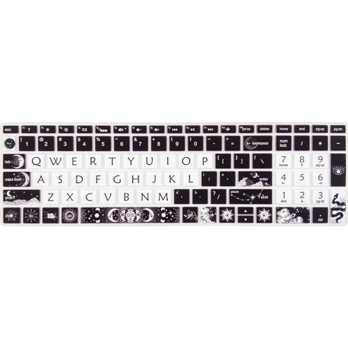 Cute Keyboard Cover for 15.6’’ HP Laptop 15-dw 15-dy 15-ef 15-da/db/bs 15-dy5033dx 15-dw0083wm 15-ef2126wm 15-da0014dx, Envy x360 15m-dr/ds 17-bs/bw, Pavilion 15-cs/cc, Sun and Moon - color: Sun and Moon