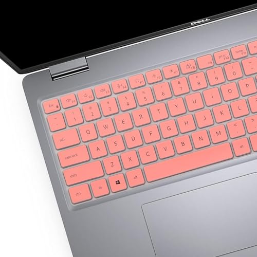 Keyboard Cover for Dell Latitude 3540 3550 5520 5521 5530 5531 5540 5550 2025 2024 2023 2022 & Precision 3590 3591 3580 3581 3560 3570 3561 3571 Laptop, Dell Latitude 15.6 inch Keyboard Skin-Pink - color: Pink