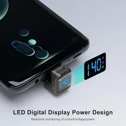 USB 4.0 Digital Display USB C Male to Female Adapter 40Gbps, 180 Degree Angled Connector 140W Power 8K@60Hz Video Compatible with Samsung and More USB-C Devices, Light Black (2 Pack) - style: AY-Ushape-dd-lb