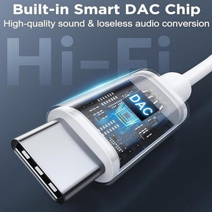 10 Pack Usbc to 3.5mm Jack Audio Adapter,The Headphone Adapter to USB C Compatible with iPhone 17/16/15 Series,Samsung Galaxy S25,S24,S23 Ultra,Note 20,iPad Pro,MacBook,Pixel XL and More - size: 10 Pack usb c to 3.5mm audio adapter