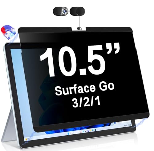 ZOEGAA Magnetic Privacy Screen Protector Compatible with surface go 10 inch, Removable&Reusable Anti Blue Light Filter - size: Surface Go 10 inch