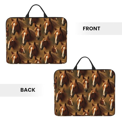 Laptop Case 14 Inch, Soft Shockproof Laptop Sleeve with Handle, Protective Bag - color: Pattern (672)