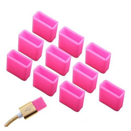 USB Cover Cap 12 Pcs USB Male Dust Plug Silicone Stopper Cap for Charging Extension Transfer Data Line Cable USB Protector Anti-Dust Cover for USB Type A(Q-PinkD) - color: Q-PinkD