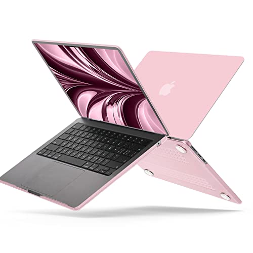 B BELK for MacBook Air 13.6 inch Case M5 2026 2025-2022 M4 M3 M2, Baby Pink | Model A3449 A3240 A3113 A2681, Plastic Hard Shell Case for MacBook Air 13 inch Case with Keyboard Cover & Screen Protector - color: Rose Quartz