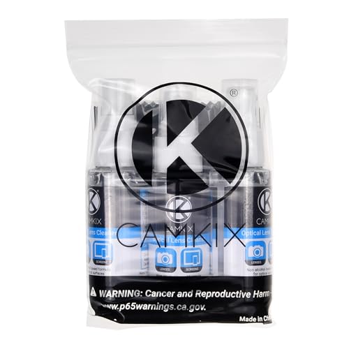 Lens and Screen Cleaning Kit - 3X Cleaning Spray, 3X Microfiber Cloth - Perfect to Clean The Lens of Your DSLR Camera (3 Bottles) - color: 3 Bottles