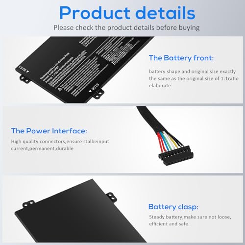 ASUNCELL L16M4PB1 L16L4PB1 L16C4PB1 Laptop Battery for Yoga 730-13IWL ideapad Yoga 720-13IKB 730-13IKB Series Notebook 5B10M52738 5B10M52739 5B10M52740 5B10Q38237 5B10Q38238 2ICP4/43/110-2 - color: L16C4PB1